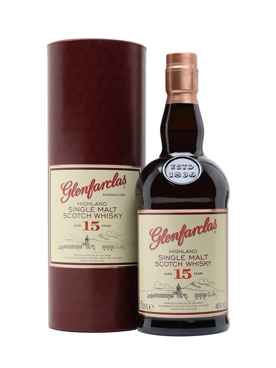 Glenfarclas 15 Year Old Speyside Single Malt Scotch Whisky 70cl Speyside Whisky