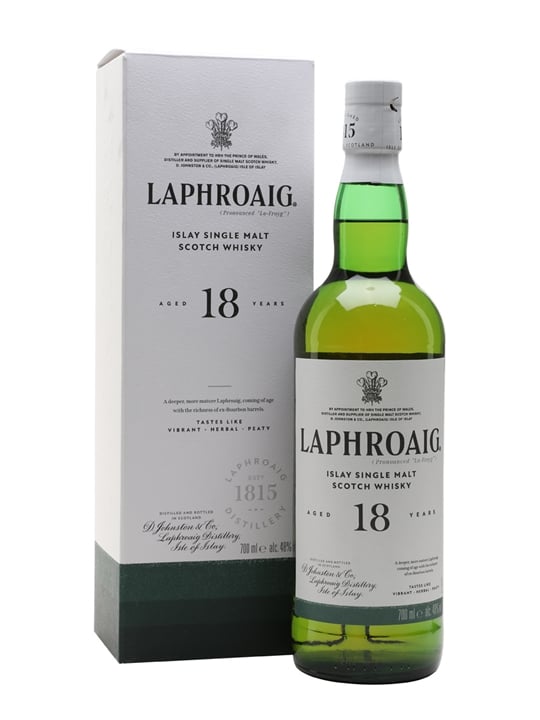 Laphroaig 18 Year Old Islay Single Malt Scotch Whisky