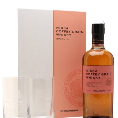 Nikka Coffey Grain Whisky & 2 Glass Gift Set Japanese Whisky
