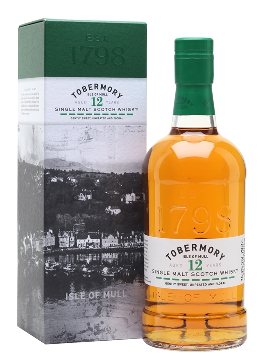 Tobermory 12 Year Old Island Single Malt Scotch Whisky 1 Tobermory 12 Year Old Island Single Malt Scotch Whisky