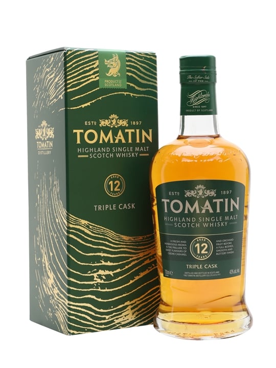 Tomatin 12 Year Old / Bourbon & Sherry Casks Highland Whisky 1 Tomatin 12 Year Old / Bourbon & Sherry Casks Highland Whisky