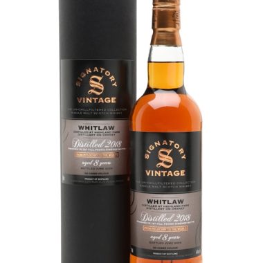 Whitlaw 2018 / 8 Year Old / Signatory Island Single Malt Scotch Whisky