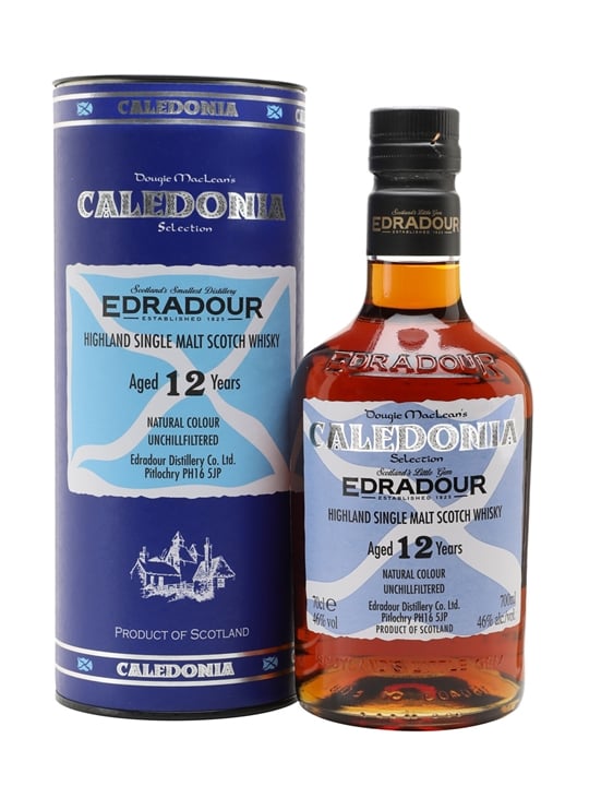 Edradour 12 Year Old / Caledonia Selection / Sherry Cask Highland Whisky