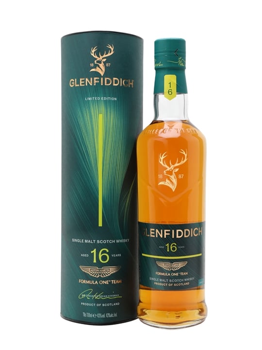 Glenfiddich 16 Year Old / Aston Martin F1 / 2026 Release Speyside Whisky