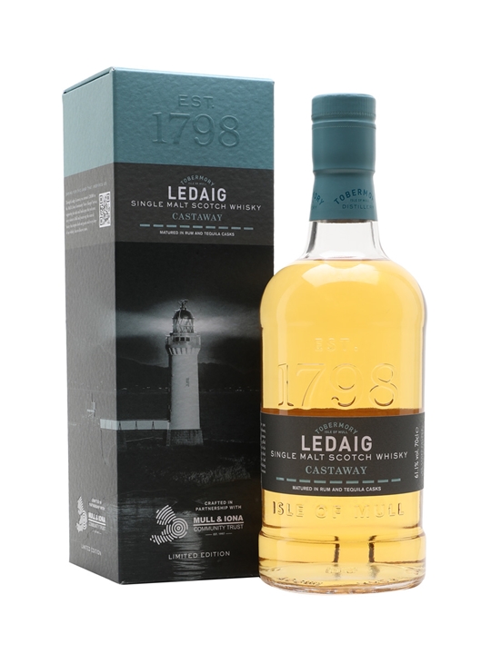 Ledaig Castaway / Rum & Tequila Casks Island Single Malt Scotch Whisky