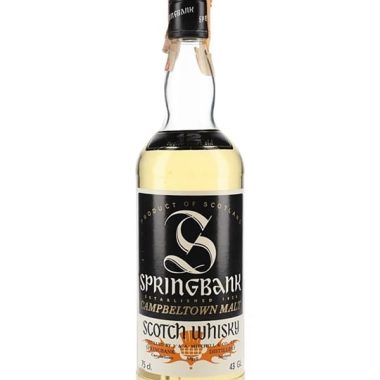 Springbank 12 Year Old / Bot.1980s Campbeltown Whisky