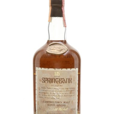 Springbank 15 Year Old / Dumpy Bottle / Bot.1980s Campbeltown Whisky