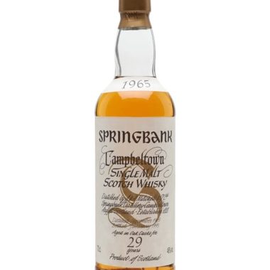 Springbank 1965 / 29 Year Old Campbeltown Single Malt Scotch Whisky