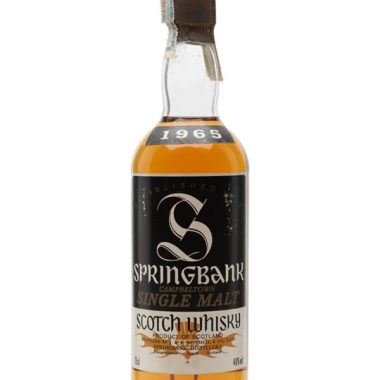 Springbank 1965 / Black Label / Bot.1980s Campbeltown Whisky