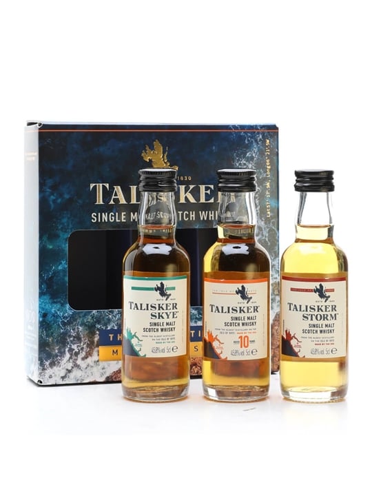 Talisker Miniature Set / 3x5cl Island Single Malt Scotch Whisky