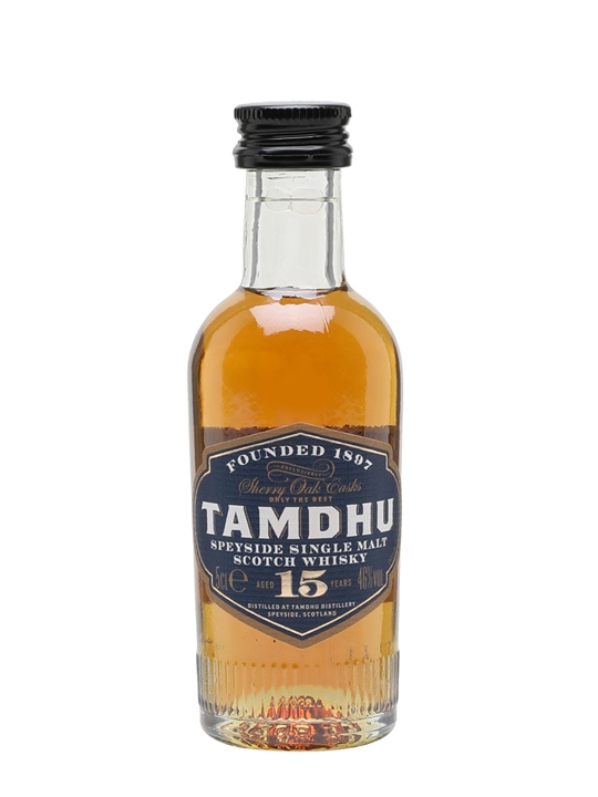 Tamdhu 15 Year Old Miniature Speyside Single Malt Scotch Whisky