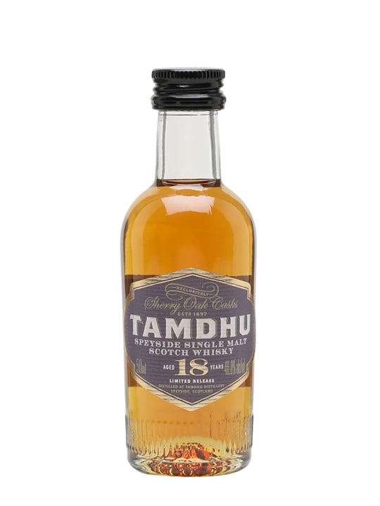 Tamdhu 18 Year Old Miniature Speyside Single Malt Scotch Whisky