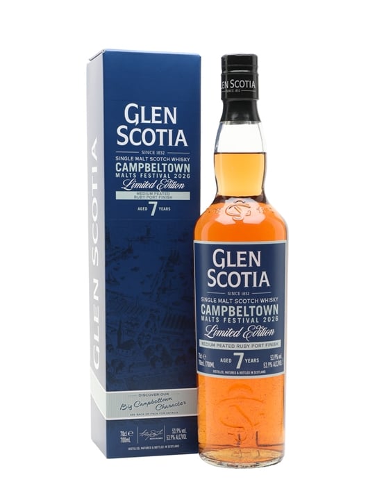 Glen Scotia Campbeltown Festival 2026 / 7 Year Old / Ruby Port Finish Campbeltown Whisky