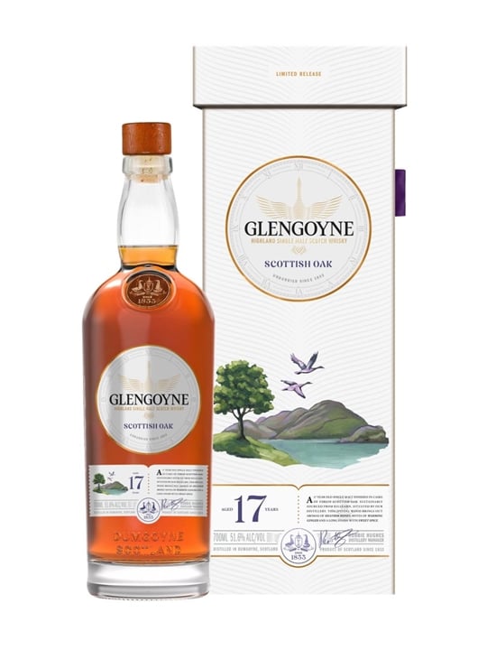 Glengoyne 17 Year Old Scottish Oak Highland Single Malt Scotch Whisky