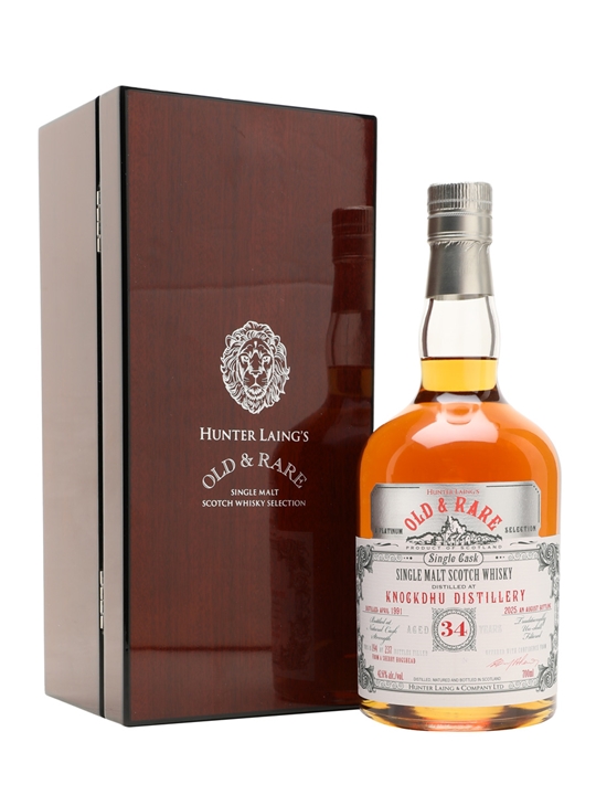 Knockdhu 1991 / 34 Year Old / Old & Rare Speyside Whisky