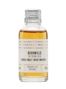 Bushmills 16 Year Old Sample / Three Wood Irish Single Malt Whiskey